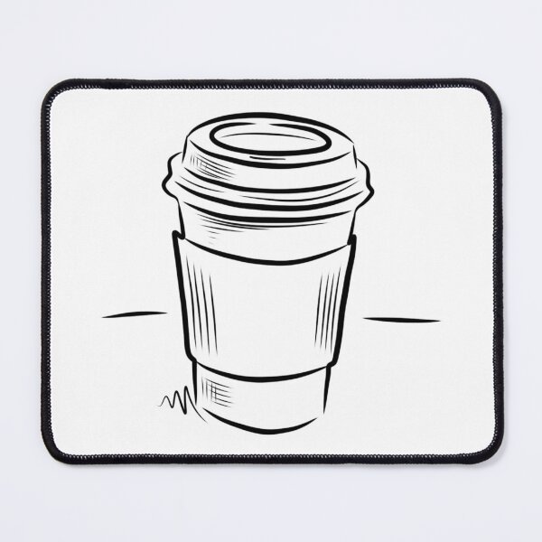 Item preview, Coffee To Go Line Art Sketch designed and sold by MirkoArtS.