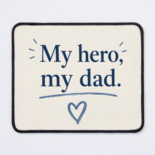 Item preview, My Hero, My Dad – Minimalist Father’s Day Typography Design designed and sold by blankTeeShirt.