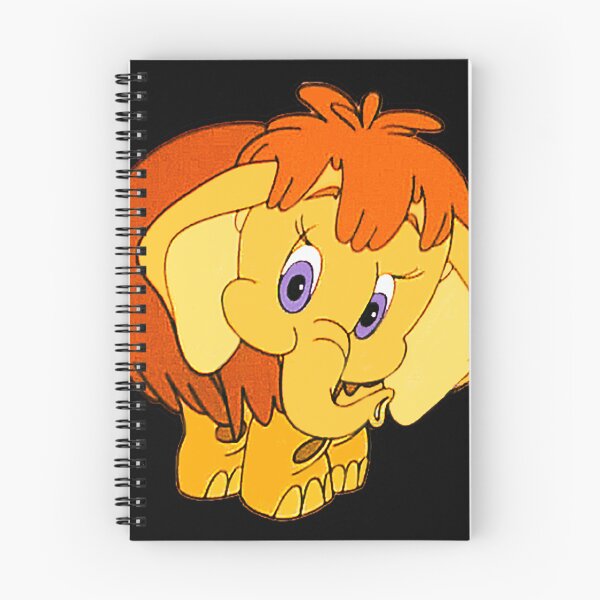Artikelvorschau, Kawaii-Babymammut – Vintage-Retro-Cartoon-Ästhetik entworfen und verkauft von Tokraz-art.