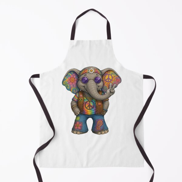 Item preview, Hippie elephant designed and sold by Gokuxtreme.