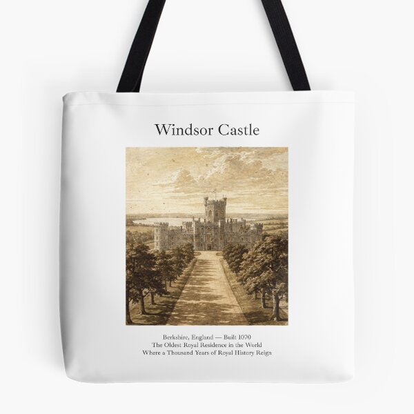 Item preview, Windsor Castle Vintage Watercolor Art Print | English Royal Fortress | Berkshire England Wall Decor designed and sold by Panom Suavichien.