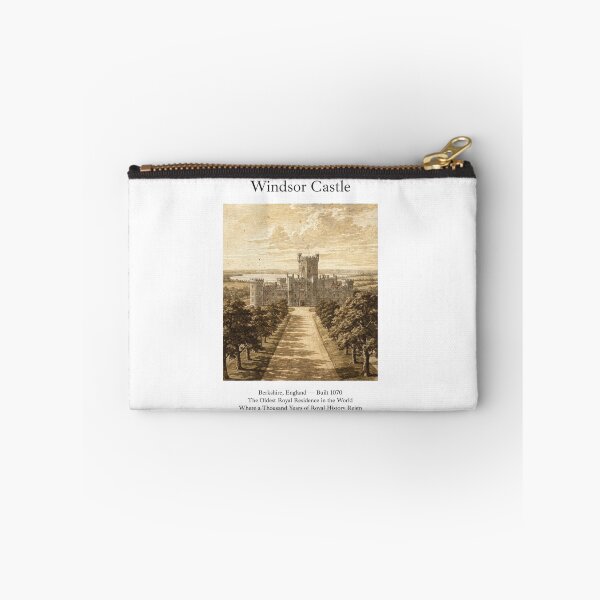 Item preview, Windsor Castle Vintage Watercolor Art Print | English Royal Fortress | Berkshire England Wall Decor designed and sold by Panom Suavichien.