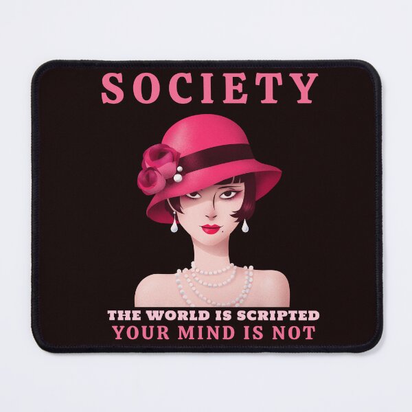Item preview, SOCIETY | THE WORLD IS SCRIPTED, YOUR MIND IS NOT | ROARING 20's SERIES — PROPAGANDA EDITION designed and sold by WitLounge.