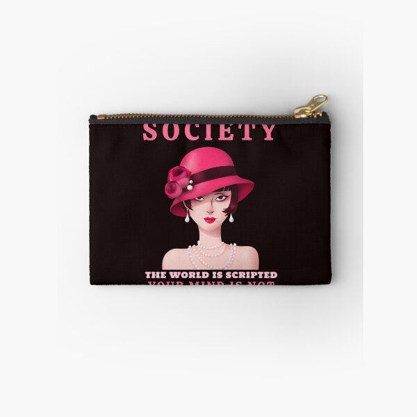 Item preview, SOCIETY | THE WORLD IS SCRIPTED, YOUR MIND IS NOT | ROARING 20's SERIES — PROPAGANDA EDITION  designed and sold by WitLounge.