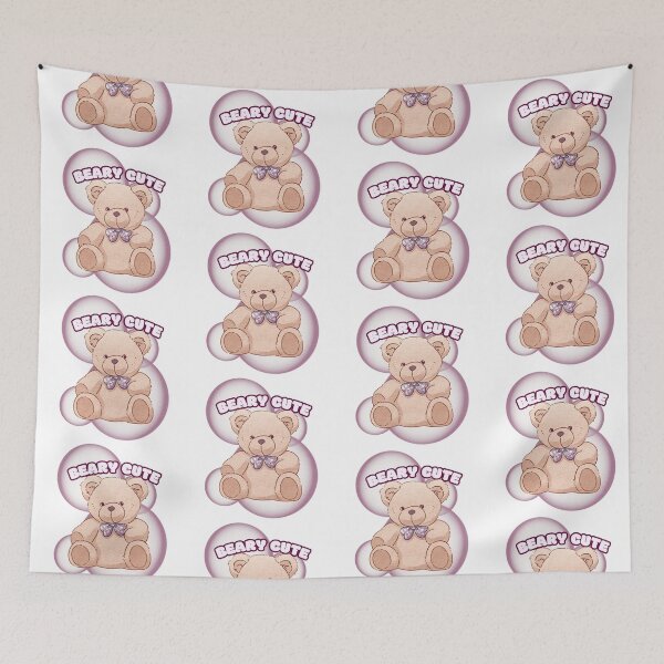 Item preview, Beary Cute - pink designed and sold by priyankajustine.