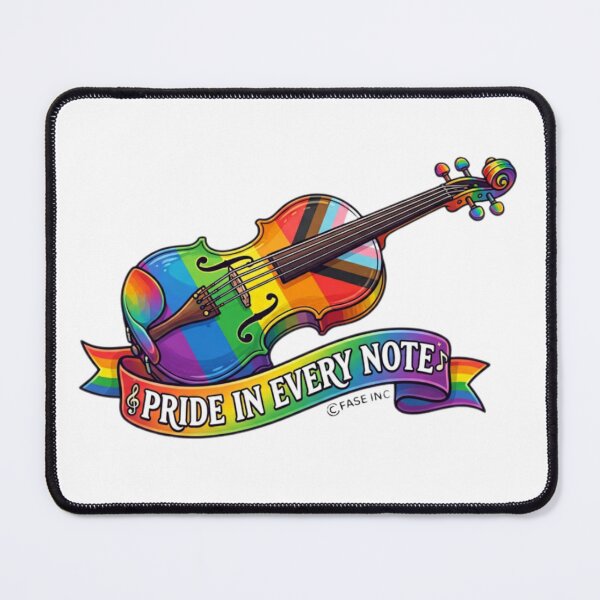 Item preview, LGBTQIA+ string pride  designed and sold by The Bornoff Foundation for the Advancement of String Education.