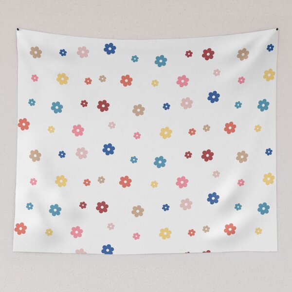 Item preview, Cute Indie Flower Decals Groovy 70s Retro Flower Pack  designed and sold by Aesthetic Crew.
