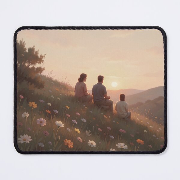 Item preview, Sonnenhügel - together in the evening light designed and sold by PicParadiz.
