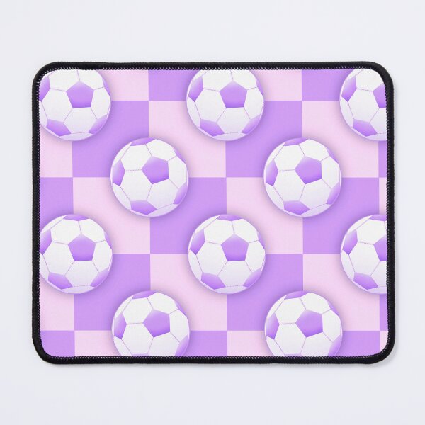 Item preview, Purple and Pink Soccer Ball Checkered Pattern designed and sold by Julie Erin Designs.