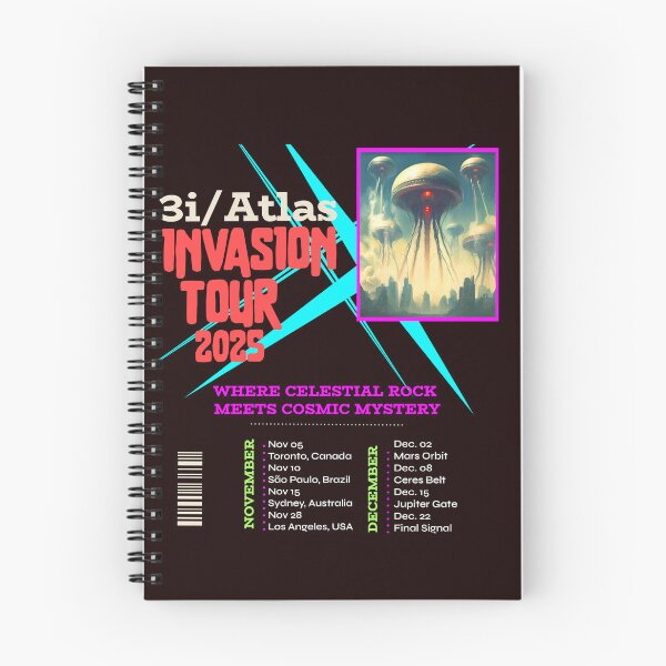 Item preview, 3I/ATLAS INVASION TOUR 2025 | 3I/ATLAS SERIES — WAR OF THE WORLDS CRAFT EDITION designed and sold by WitLounge.
