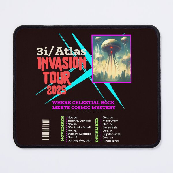 Item preview, 3I/ATLAS INVASION TOUR 2025 | 3I/ATLAS SERIES — WAR OF THE WORLDS CRAFT EDITION designed and sold by WitLounge.