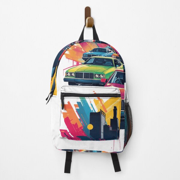 Item preview, Retro City Cruisers | Vintage Cars & Urban Skyline Pop Art Design designed and sold by Vvmd.