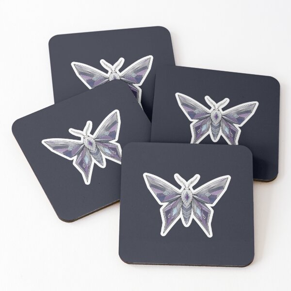 Item preview, Geometric Crystal Moth Illustration designed and sold by MizerMoths.