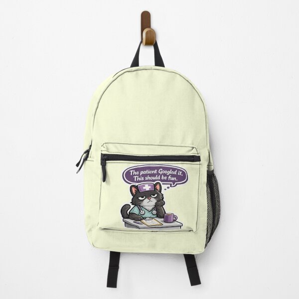 Item preview, Funny Nurse Cat Gift Sarcastic Healthcare Worker designed and sold by Gentlestate.