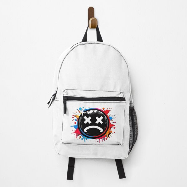 Item preview, Sad Black Smiley – Urban Graffiti Style designed and sold by AstraDrip Studio.
