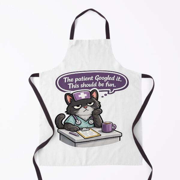 Item preview, Funny Nurse Cat Gift Sarcastic Healthcare Worker designed and sold by Gentlestate.