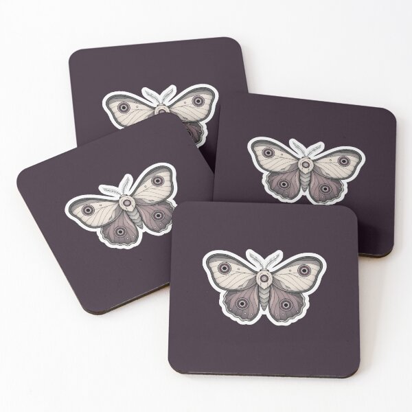 Item preview, Eye Spot Moth Illustration designed and sold by MizerMoths.