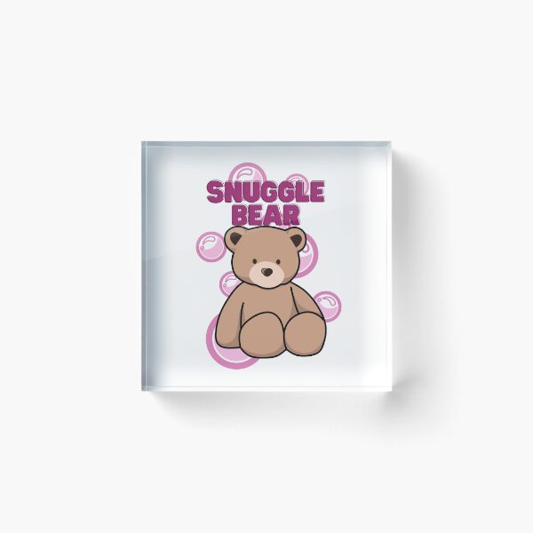 Item preview, Snuggle bear - pink designed and sold by priyankajustine.