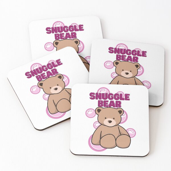Item preview, Snuggle bear - pink designed and sold by priyankajustine.