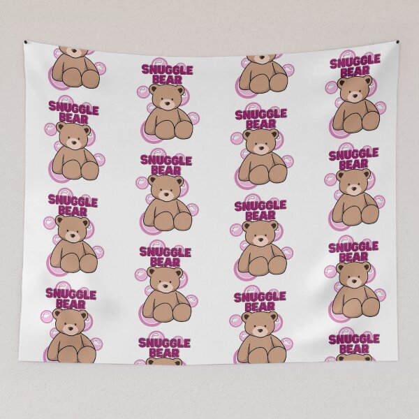 Item preview, Snuggle bear - pink designed and sold by priyankajustine.