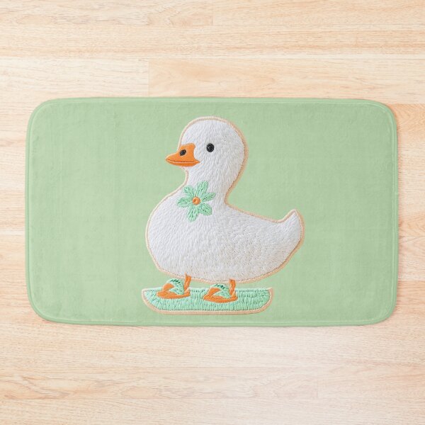 Item preview, Cute Duck in Flip Flops Patch designed and sold by MegaNovaArt.