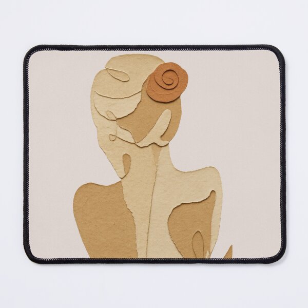 Item preview, Boho Minimalist Woman Back Line Art Paper Cutout designed and sold by Rhodes Shop.