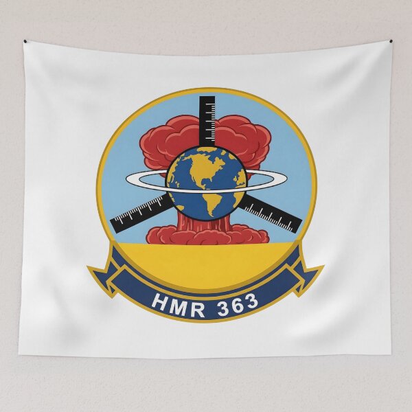 Item preview, USMC HMR-363 Helicopter Transport Squadron Historical Patch designed and sold by CharlieDesings.