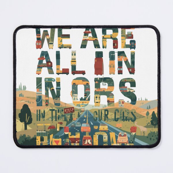 Item preview, Sunset Highway Traffic | Cars on the Open Road Automotive Art Design designed and sold by Vvmd.