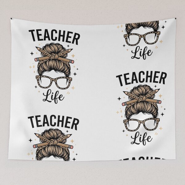 Item preview, Teacher Life Glasses Design designed and sold by JulyClub.