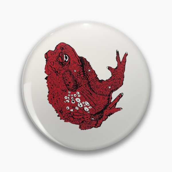 Item preview, Toad - BG (#F0EEE9) and C1 (#B31721) designed and sold by The Stippler Process.