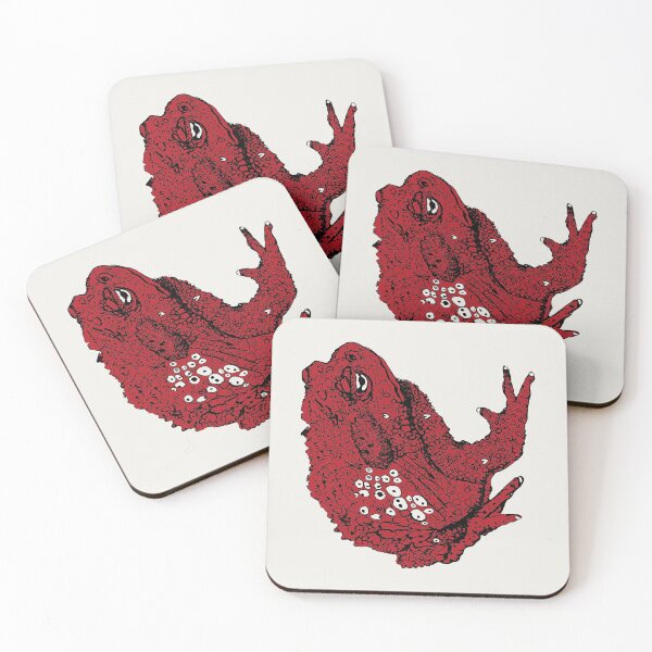 Item preview, Toad - BG (#F0EEE9) and C1 (#B31721) designed and sold by The Stippler Process.