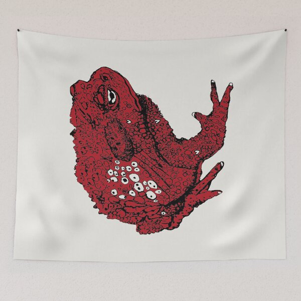 Item preview, Toad - BG (#F0EEE9) and C1 (#B31721) designed and sold by The Stippler Process.