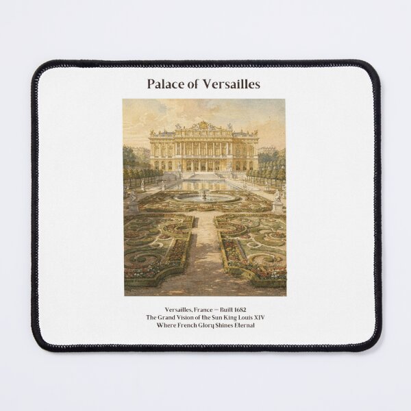 Item preview, Palace of Versailles Vintage Watercolor Art Print | French Baroque Royal Palace | Versailles France Wall Decor designed and sold by Panom Suavichien.