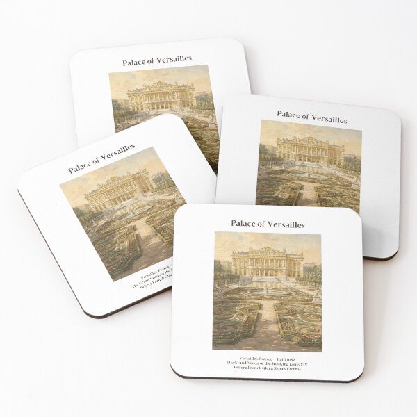 Item preview, Palace of Versailles Vintage Watercolor Art Print | French Baroque Royal Palace | Versailles France Wall Decor designed and sold by Panom Suavichien.