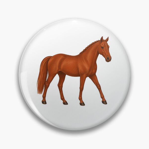 Item preview, Chestnut Horse Equestrian Sticker designed and sold by RealEqEdit.