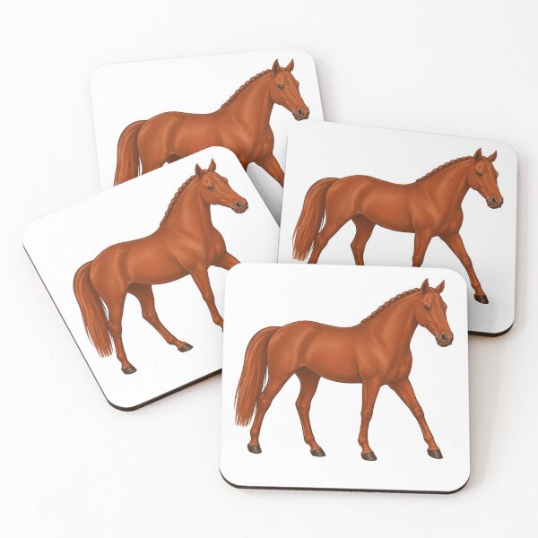 Item preview, Chestnut Horse Equestrian Sticker designed and sold by RealEqEdit.