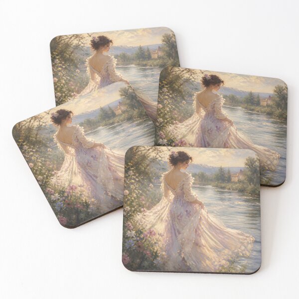 Item preview, River of Silence - in the golden evening light designed and sold by PicParadiz.