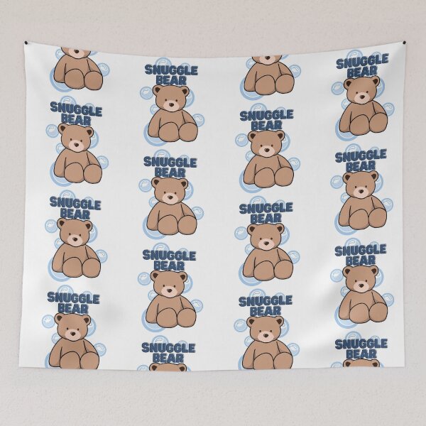 Item preview, Snuggle bear - blue designed and sold by priyankajustine.