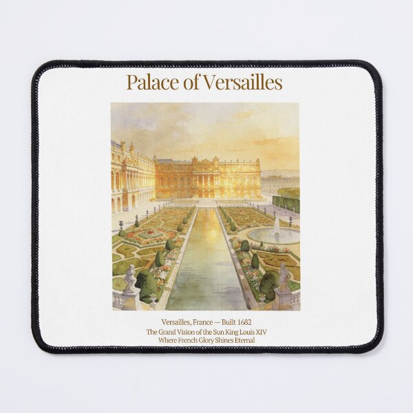 Item preview, Palace of Versailles Vintage Watercolor Art Print | French Baroque Royal Palace | Versailles France Wall Decor designed and sold by Panom Suavichien.