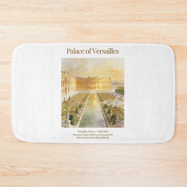 Item preview, Palace of Versailles Vintage Watercolor Art Print | French Baroque Royal Palace | Versailles France Wall Decor designed and sold by Panom Suavichien.