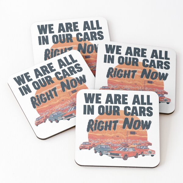 Item preview, We Are All In Our Cars Right Now | Retro Traffic Sunset Automotive Design designed and sold by Vvmd.
