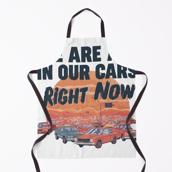 Item preview, We Are All In Our Cars Right Now | Retro Traffic Sunset Automotive Design designed and sold by Vvmd.