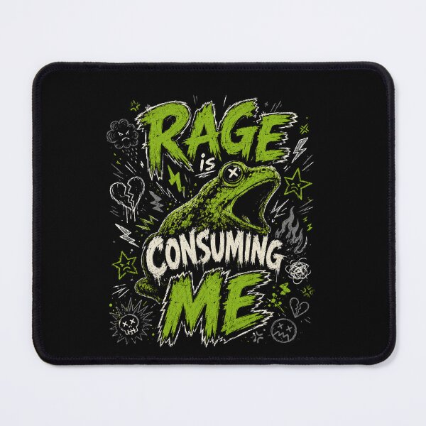 Item preview, Rage Is Consuming Me Funny Frog Shirt, Sarcastic Meme Tee, Weird Animal Humor Gift for Friends designed and sold by THREE LITTLE BEANS.