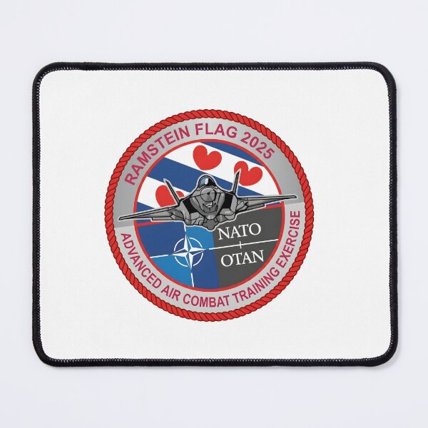 Item preview, NATO Ramstein Flag 2025 Advanced Air Combat Training Exercise Patch designed and sold by CharlieDesings.