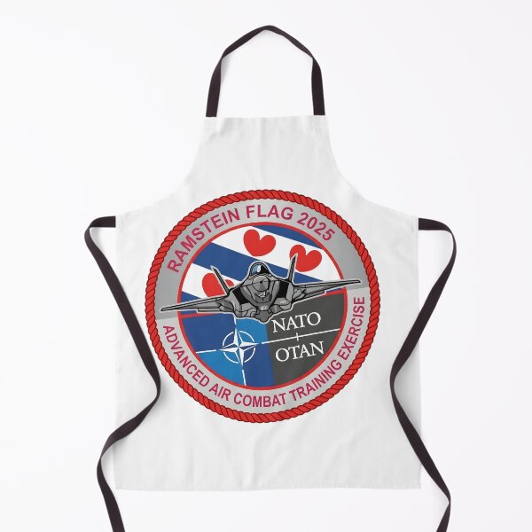 Item preview, NATO Ramstein Flag 2025 Advanced Air Combat Training Exercise Patch designed and sold by CharlieDesings.