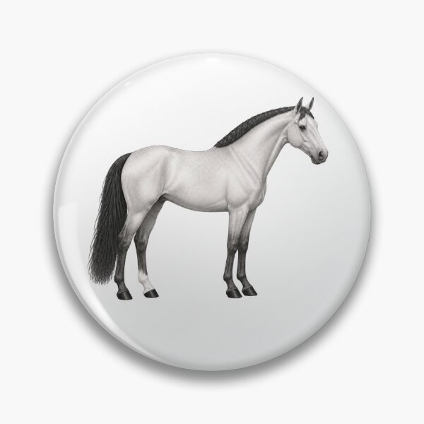 Item preview, Grey Sport Horse Equestrian Sticker designed and sold by RealEqEdit.