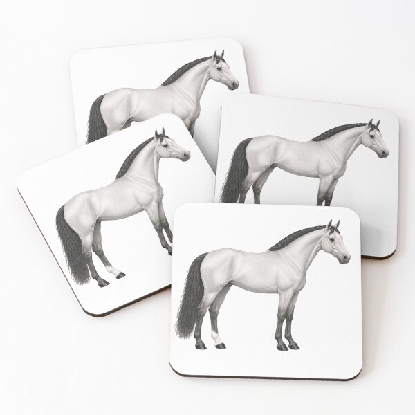 Item preview, Grey Sport Horse Equestrian Sticker designed and sold by RealEqEdit.