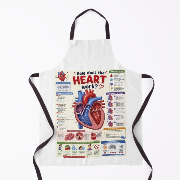 Item preview, How Does The Heart Work? Human Anatomy Biology Medical Student Education designed and sold by yassin-stags.