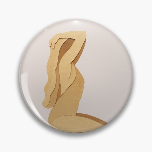 Item preview, Boho Minimalist Kneeling Woman Paper Cutout Silhouette designed and sold by Rhodes Shop.
