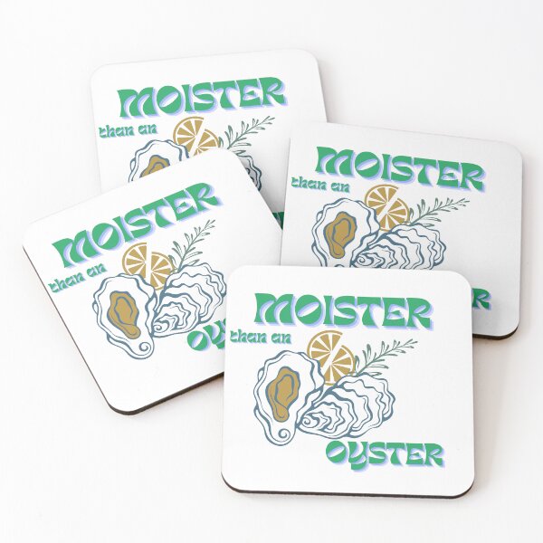 Item preview, Moister Than an Oyster Funny Seafood Quote | Oyster Lover Graphic designed and sold by thenostalgicsketchbook.